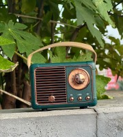 Retro Mini Bluetooth Speaker (Green)