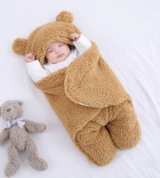Cute Baby Blanket Brown ( Made In China )