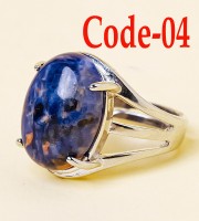 প্রাকৃতিক ক্যাবোচন রত্নপাথর আংটি - 04