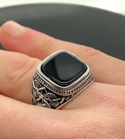 new. অরজিনাল আকিক পাথর হাতের আংটি - (coad-25)