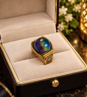 Turkis ring-তুর্কি রত্ন পাথর কালার চেঞ্জিং আংটি --কোড 10